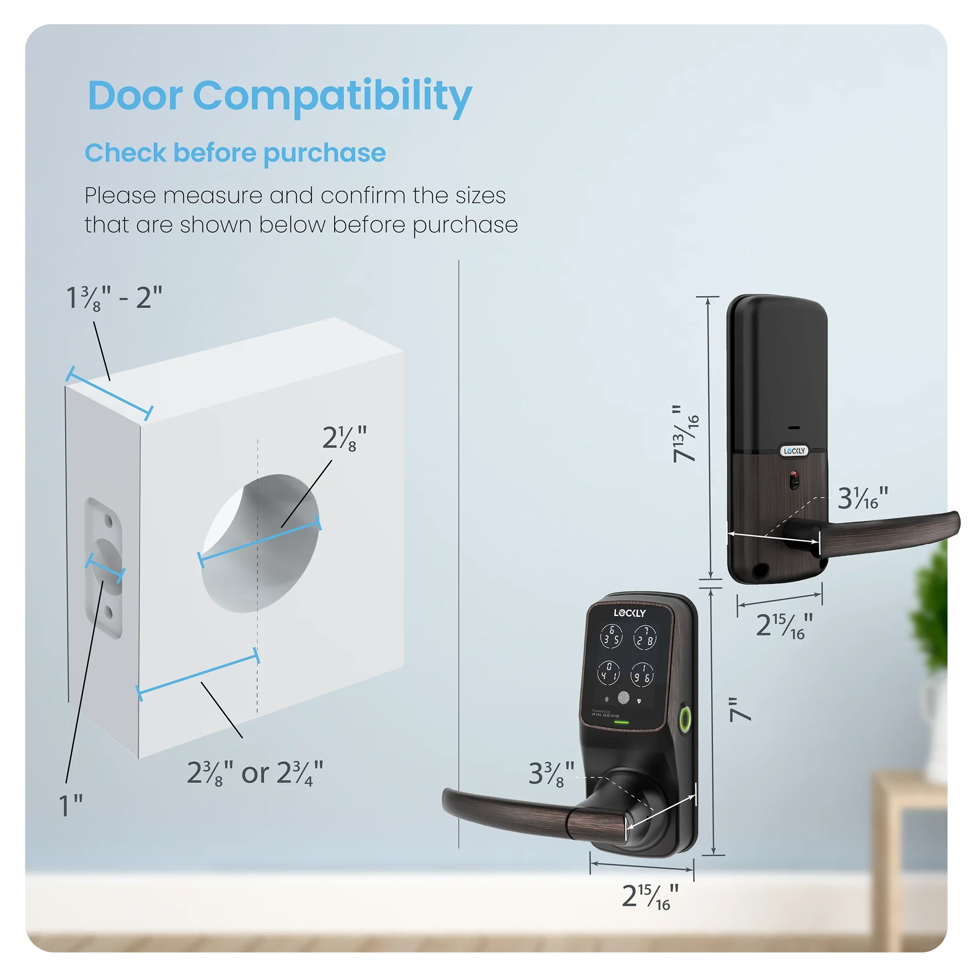 Peek-Proof Lockly Secure Plus Smart Lock - Image 7