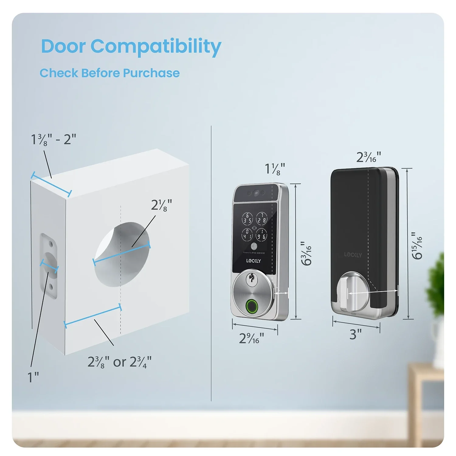 Lockly Visage Zeno Series Facial Recognition Deadbolt - Image 14