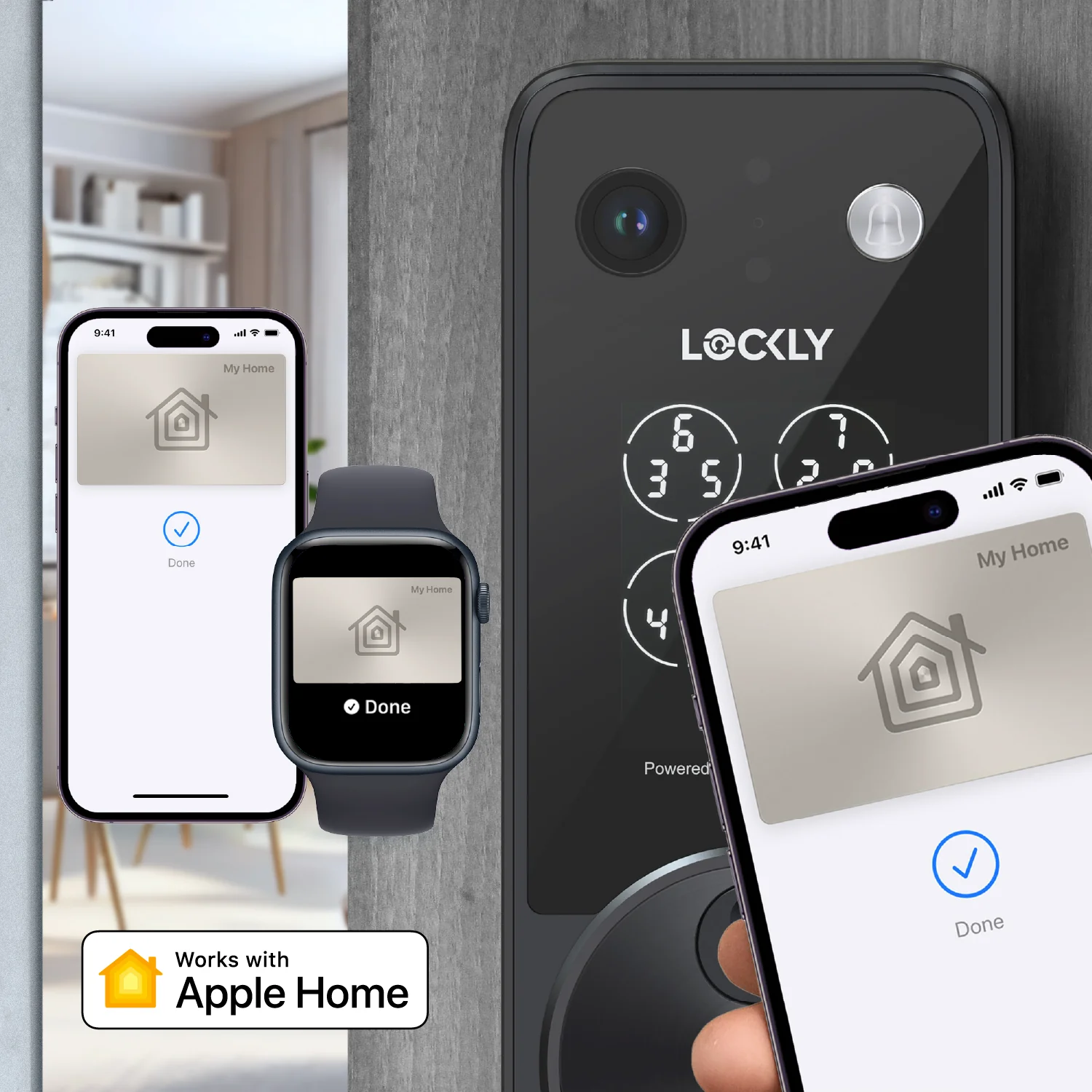 Lockly Vision Zeno Series Video Smart Lock with Intercom Deadbolt - Image 5